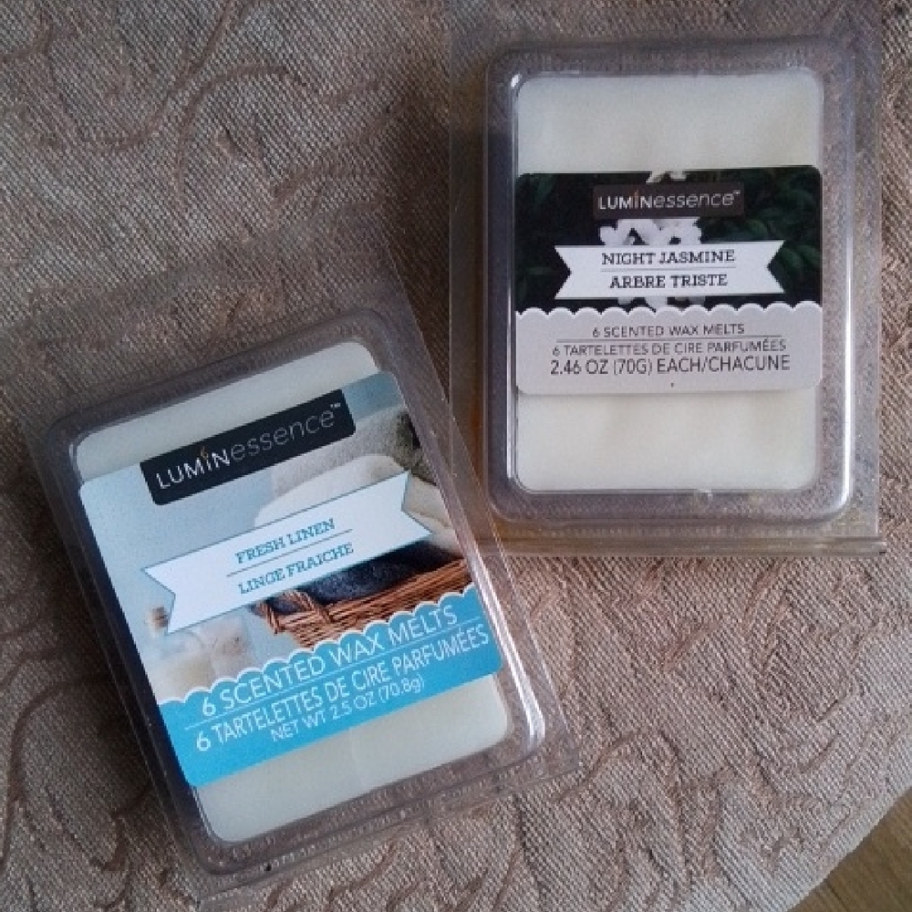 Luminessence Scented Wax Melts - Fresh Linen and Night Jasmine